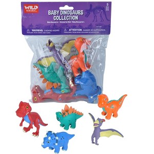 Wild Republic Polybag Dinosaur Baby Figurines, 5 Pieces - 1 of 1