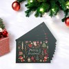 Unique Bargains Christmas Greeting Card Multicolor 4.5 "x3.1" 10 Pcs - 2 of 4