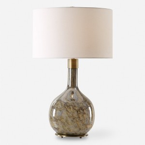 Uttermost Rhine Glass Table Lamp, Brown - 1 of 4