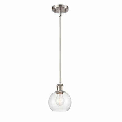 Athens - 1 Light Mini Pendant In Industrial Style-7.88 Inches Tall and 6 Inches Wide