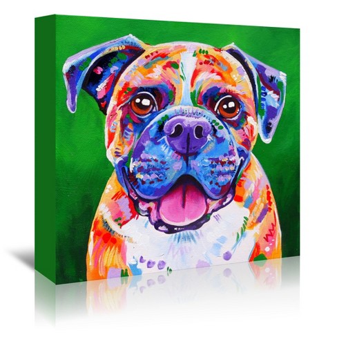 Pug Drawing Art Print Artist Ethan Harper. Cute Gifts for Dog