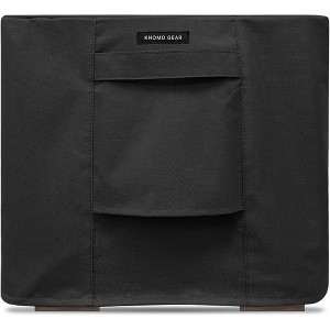 KHOMO GEAR Heavy Duty Outdoor Furniture Cover - Waterproof Square & Rectangular Covers with Air Vents - for Ottoman, Tables - Black - 1 of 4