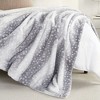 Cozy Bliss Faux Fur Throw Blankets Soft Animal Print Blanket for Couch Bed - 2 of 4
