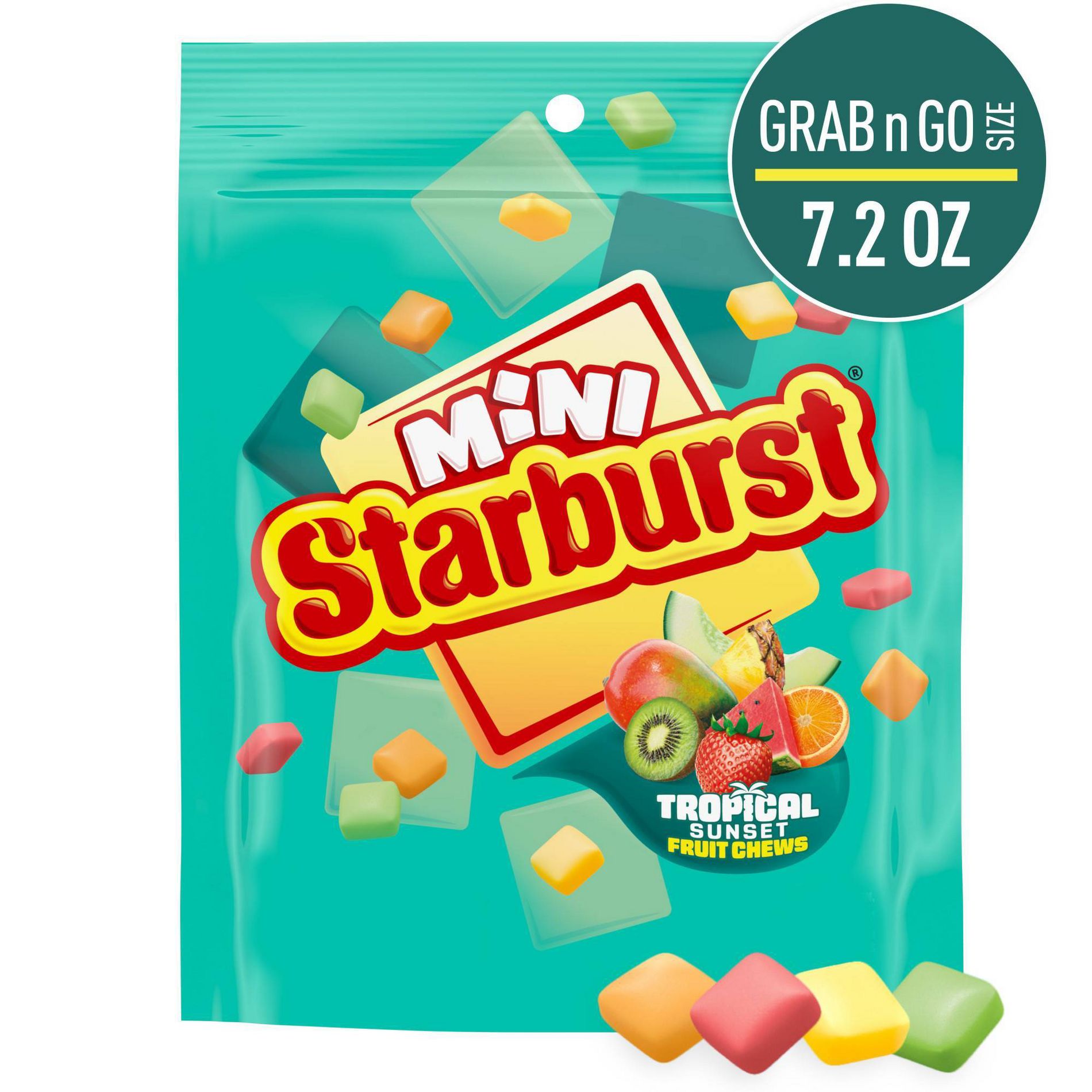 Starburst Tropical Mini Grab And Go  Candies - 7.2oz