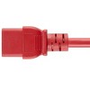 Monoprice Power Cord - 8 Feet - Red | IEC 60320 C14 to IEC 60320 C19, 14AWG, 15A, SJT, 100-250V, For Powering Computers, Monitors - image 4 of 4