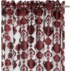 Moroccan Accents by Kate Aurora 1 Piece Rod Pocket Clipped Elegant Sheer Curtain Panel - image 2 of 4