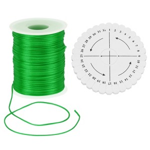 Unique Bargains Polyester Satin String Cord with Disc Organizer for DIY Bracelet - 1 of 4