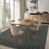 Modern Braided Solid Area Rug Machine Washable Rug - 4 of 4