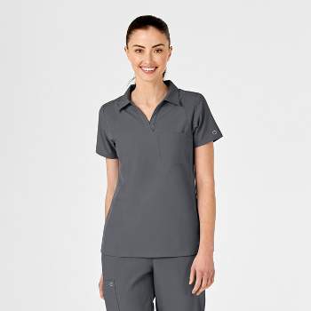 Skechers By Barco - Vitality Women's Charge 3-pocket Crossover Scrub Top  Xxx Large Black : Target