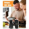 DOMETOUR Fingerless Work Gloves Stocking Stuffers Christmas Gifts Magnetic Glove Ideal for Tool Holding with Gel Silicone Padded Palm Gadgets - 2 of 4