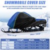Unique Bargains Indoor Outdoor Waterproof Trailerable Snowmobile Cover - 2 of 4