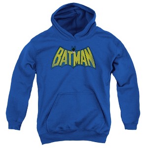 Boys’ DC Classic Batman Logo Hooded Sweatshirt - 1 of 4