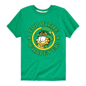 Boys' - Garfield - Top O The Whatever Short Sleeve Graphic T-Shirt - 1 of 4