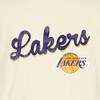 NBA Los Angeles Lakers Women's Off White Fashion T-Shirt - 4 of 4