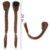 Alilang 24-Inch Long Fishtail Braid Ponytail Hair Extension Claw Jaw Braiding Ponytail Synthetic Hairpiece for Women - 3 of 4