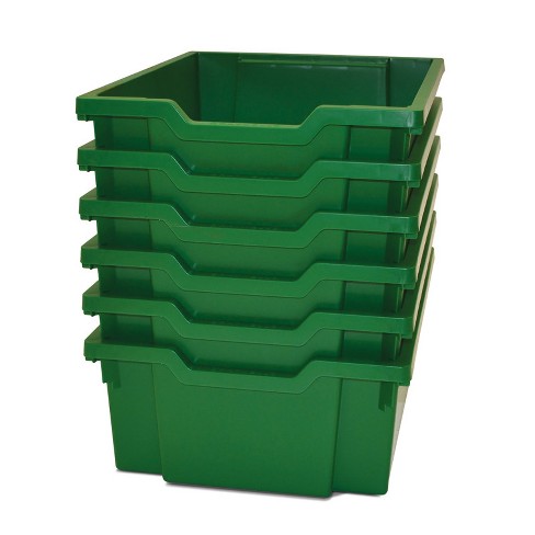 Gratnells Deep F2 Tray, Grass Green, 12.3