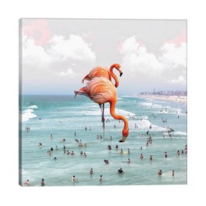 Beaching Around by Karen Cantuq Unframed Wall Canvas - iCanvas - 1 of 3