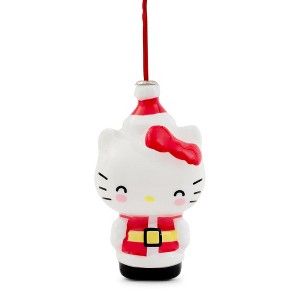 Surreal Entertainment Sanrio Hello Kitty Santa 4-Inch Shatterproof Decoupage Ornament - 1 of 4