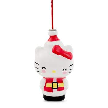 Surreal Entertainment Sanrio Hello Kitty Santa 4-Inch Shatterproof Decoupage Ornament