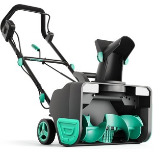 TackView Corded Electric Snow Blower with Dual LED Lights, Brushless Motor 20" Width 180° Rotating Chute, 25ft Throwing Distance for Driveways - 1 of 4