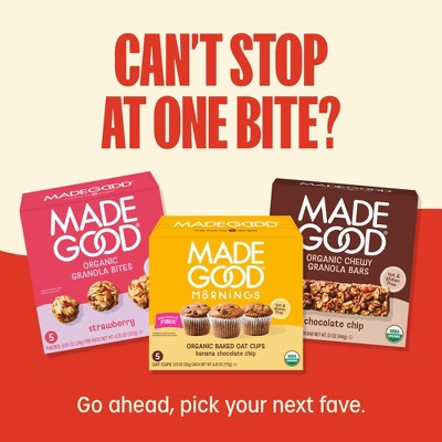 MadeGood Mornings Cinnamon Bun Soft Baked Oat Protein Bars Value Pack - 15.9oz/15ct