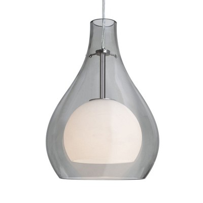 Besa Lighting Elle 11 1 - Light Pendant in  Satin Nickel