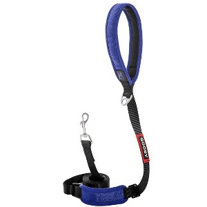 Gooby Pioneer Leash, 6 Feet Padded Handle with Adjustable Traffic Control Short Handle Matchces with Pioneer Harness, Blue - 1 of 1