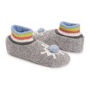 MUK LUKS Women's Cozy Ribbed Cuff Booties, Charcoal - 4 of 4