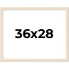 PosterPalooza | 36x28 Wide Barnwood Picture Frame, UV Acrylic, 6 Finishes - Grey, Brown, White, and Black - 2 of 4