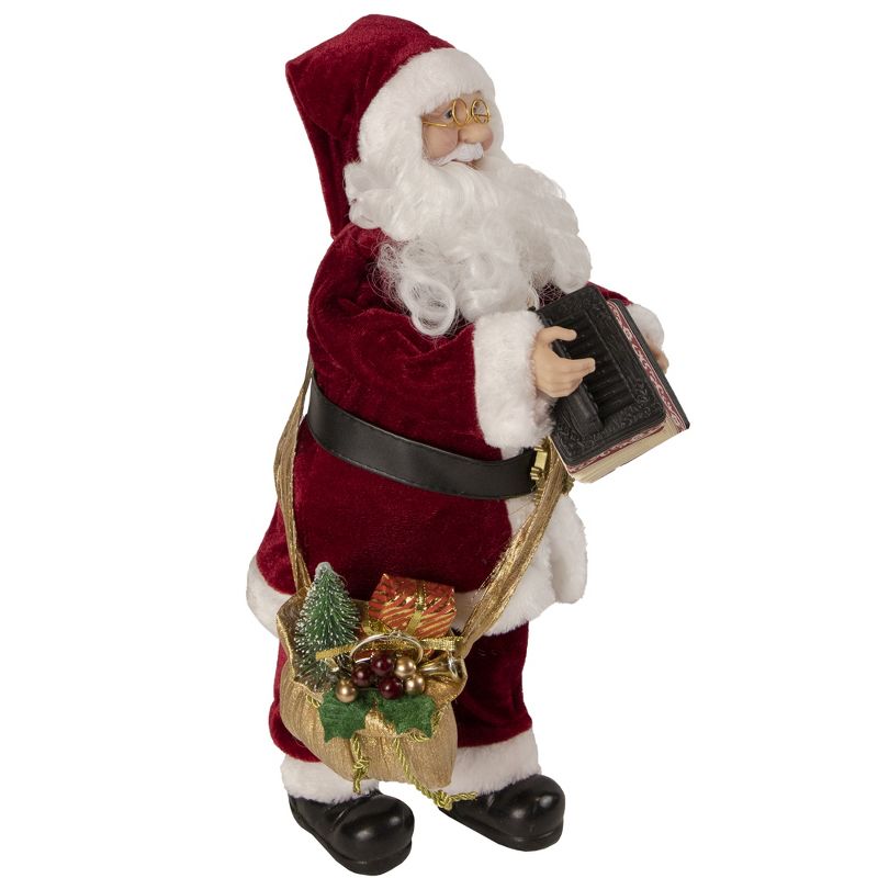 Northlight 18" Animated and Musical Accordion Playing Santa Claus Christmas Figure, 2 of 5