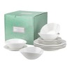 Portmeirion Sophie Conran White Dinnerware Set - 16 Piece Porcelain with Dinner Plates, Salad Plates, Bowls & Mugs - Microwave & Dishwasher Safe - 3 of 4