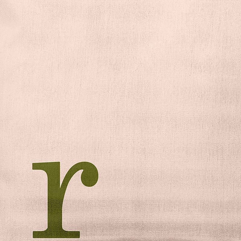16"x16" Modern Monogram 'r' Square Throw Pillow - e by design, 2 of 4