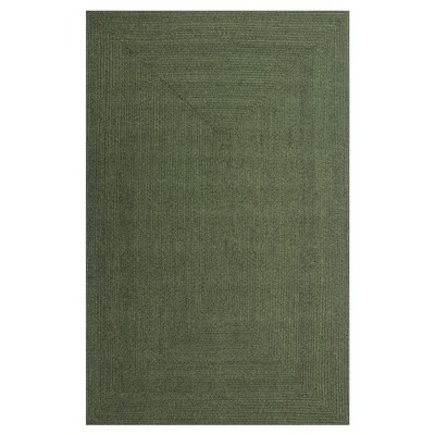 Reversible Modern Rustic Solid Braided Indoor/ Outdoor Runner Area Rug by Blue Nile Mills