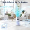 SEVOBAL Air Purifiers for Home Large Rooms with HEPA Filter Aromatherapy Timer Sleep Mode and Air Quality Monitor, White, 17"*8"*8" - 2 of 4