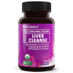 BioEmblem Organic Liver Cleanse 60ct - 1 of 4