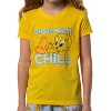 Looney Tunes Girls' This Is How I Chill Tossed Tweety Bird 2 Piece Pajama Set Yellow - 3 of 4