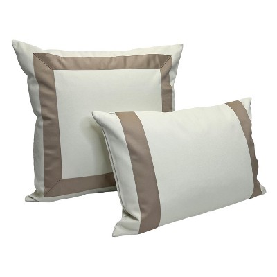 Versailles Valentina Ultra Soft Plush Decorative Throw Cushion Taupe