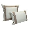 Versailles Valentina Ultra Soft Plush Decorative Throw Cushion Taupe - 4 of 4