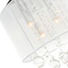 CWI Lighting Water Drop 4 Light Drum Shade Flush Mount With Chrome Finish - 4 of 4