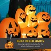 Hrinhom Halloween Inflatables Outdoor Decorations, Pumpkin Ghost with Pumpkin Patch, Outdoor Giant Blow Up Yard Decor with Build-in LED - 3 of 4