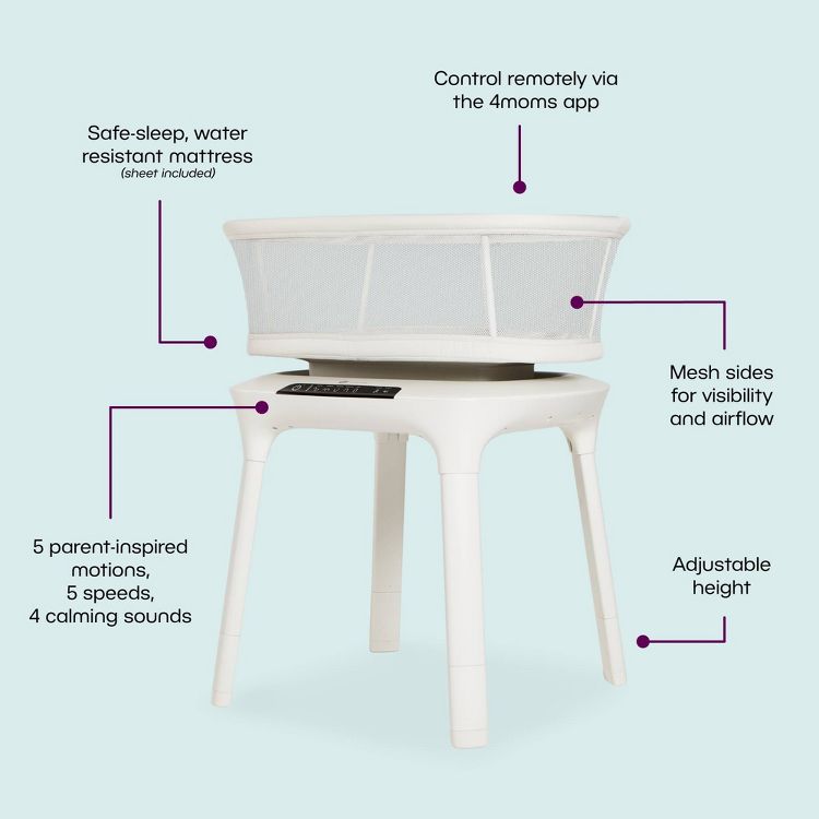 4moms mamaRoo sleep bassinet, 2 of 6