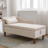 NicBex Storage Bench Storage Organizer Ottoman Velvet Lounge Chair for Bedroom with Storage for Living Room, Bedroom - 3 of 4