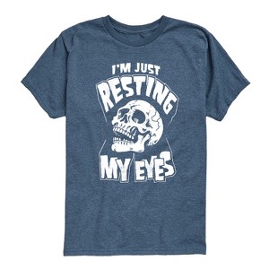 Boys' - Instant Message - Resting My Eyes Short Sleeve Graphic T-Shirt - 1 of 4
