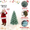 Cesicia Christmas Tree with 1390 Tips, Hinged Branch Design, Full Natural Look, Metal Stand, Easy to Assemble, Holiday Decoration - 2 of 4
