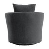 NicBex Modern Swivel Chair with Solid Wood Frame for Living Room, Accent Chair Chenille Upholstery Sofa Chair - 4 of 4