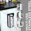 Stainless Steel Bag Saver for Plastic Grocery Bags – Wall or Cabinet Mount - 3 of 4