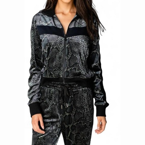 Women's Carmela Velour Track Jacket - BUDDYLOVE - image 1 of 4