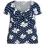 Avenue Women's Plus Size Kata Print Top - 4 of 4