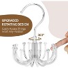 Maison Rotatable Tank Top & Bra Hanger – 8 Hooks Holding UP to 24 Items with 360° Rotating Hook, Space Saving Closet Organization - 4 of 4