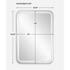 Uttermost Crofton Lighted Nickel Vanity Mirror - 3 of 4